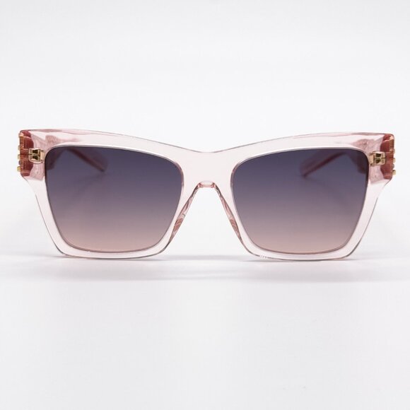 NEW GIVENCHY GV40076I 72B TRANSPARENT PINK WOMEN SUNGLASSES GIVENCHY - Picture 3 of 10